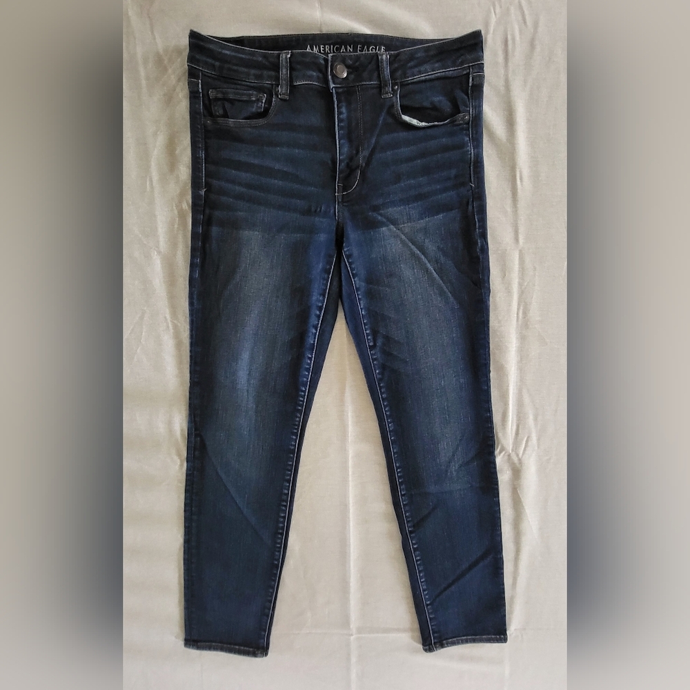 American Eagle Skinny Jeans Dark Wash 12 Regular